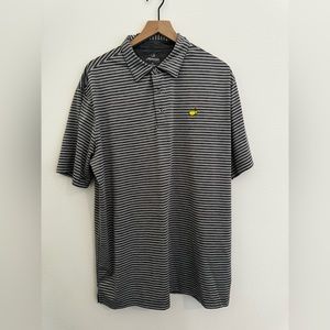 Masters, XL golf polo gray stripes